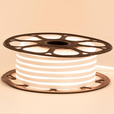 Светодиодный неон 12V 8х16mm SMD2835 120LED IP65 теплый белый