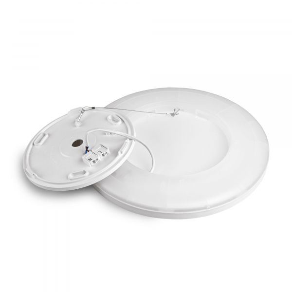 LED светильник с декоративной подсветкой VIDEX 18W 4000K Белый