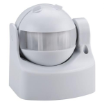Датчик руху 180° Horoz LINEA IP44 білий