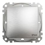 Одноклавішний перемикач IP44 Матовий алюміній Sedna Design Schneider Electric SDD270106