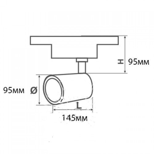 Cвітлодіодний LED трековий світильник Lemanso 30W 2400LM 6500K білий LM560-30