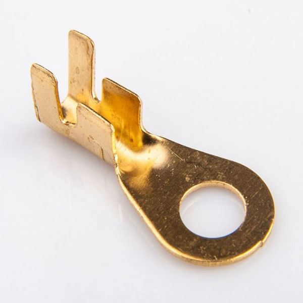 Наконечник кільцевий без ізоляції DJ431 4A (0,5-0,8/4) (5000шт)