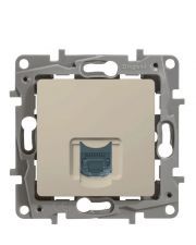 Розетка rj11 слонова кістка Etika Legrand 672340