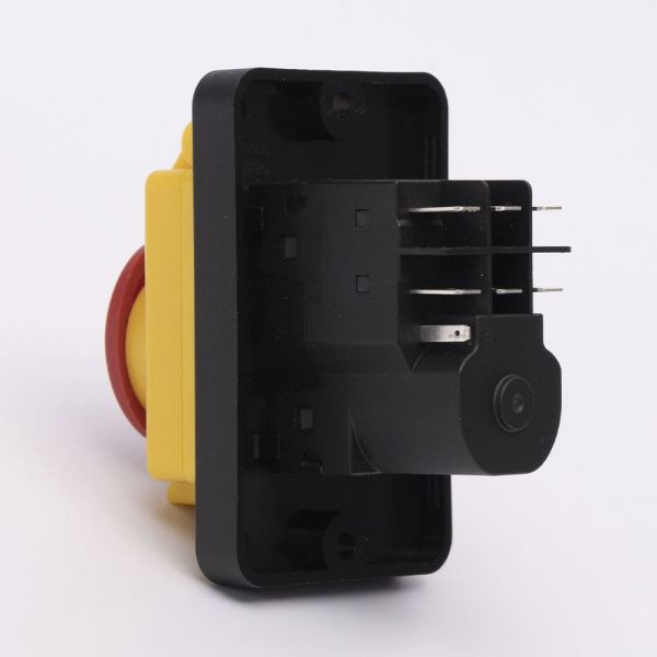 Пусковая электромагнитная кнопка ESSB-172YC 7pin на панели, желтая рамка