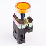 Кнопка управления нажимная с подсветкой XB2-BW3571 24В, желтый