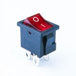 Переключатель клавишный КП-9 220В красный