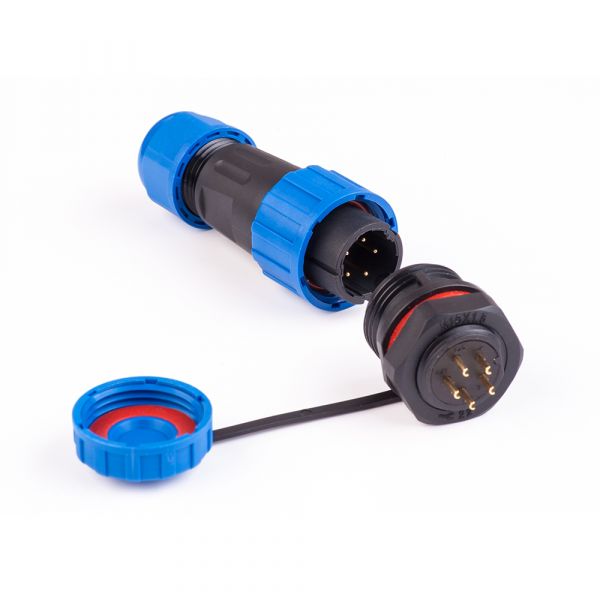 Коннектор вологозахищений SP-16 5pin