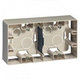 Коробка накл. 2п. слонова кістка Etika Legrand 672540