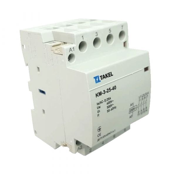 Контактор модульный КМ-3-25-40 25А 4NO