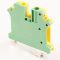 Клема гвинтова на Din-рейку "земля" FJ-5/D, жовто-зелена