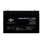 Аккумулятор свинцово-кислотный AGM LP LogicPower LPM 6V - 14Ah