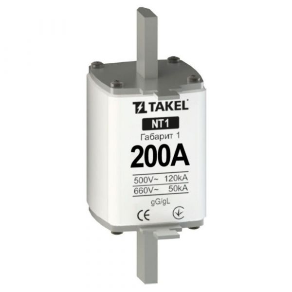 Плавкая вставка предохранителя NT1 200А