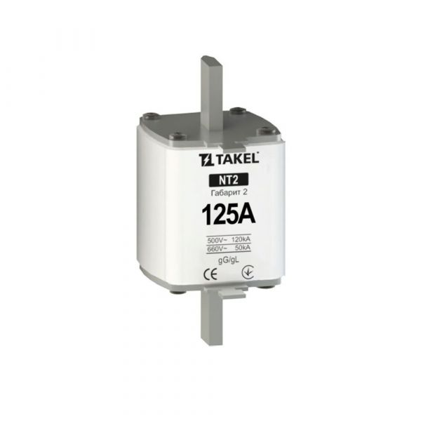 Плавкая вставка предохранителя NT2 125А