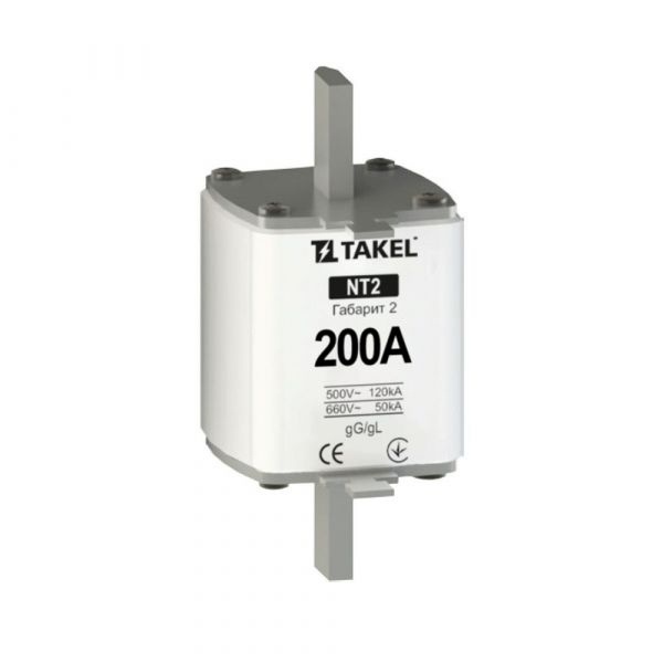 Плавкая вставка предохранителя NT2 200А