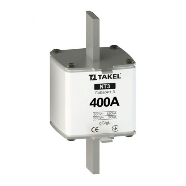 Плавкая вставка предохранителя NT3 400А