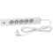 Удлинитель 5 розеток с заземлением и 2хUSB 3 метра белый Schneider Electric Unica Extend ST945U3W
