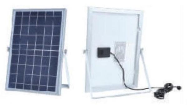 LED прожектор 25W на сонячній батареї з пультом 6500K IP65 VARGO VS-045