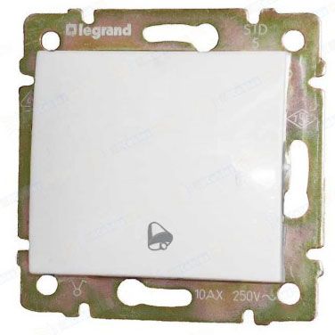 Кнопка дзвінка ip44 білий Valena Legrand 770099