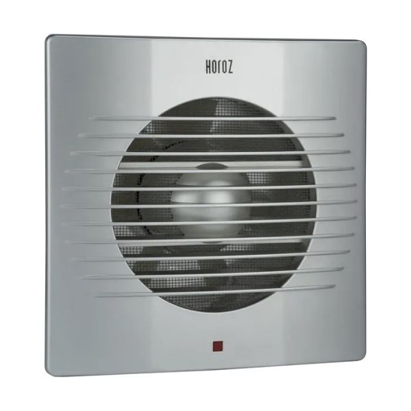 Вентилятор Horoz 12W (10 см) срібло