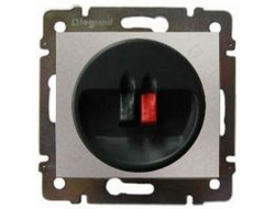 Розетка акустическая алюминий Valena Legrand 770223