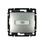 Вимикач з карткою 10А алюміній Valena Legrand 770234