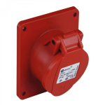 Розетка промислова кутова 5x32A IP44 380-415V TP electric 3107-309-1600 червоний