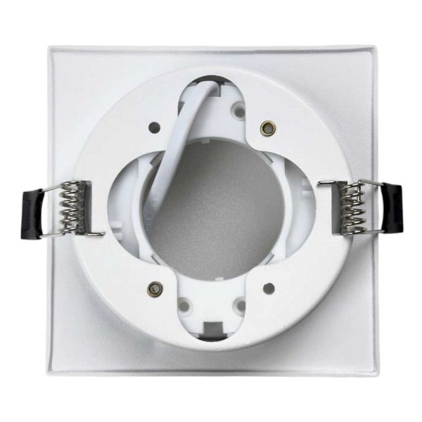 Світильник вбудований точковий Violux Tokio-S GX53 max15W 220V квадрат IP20 білий