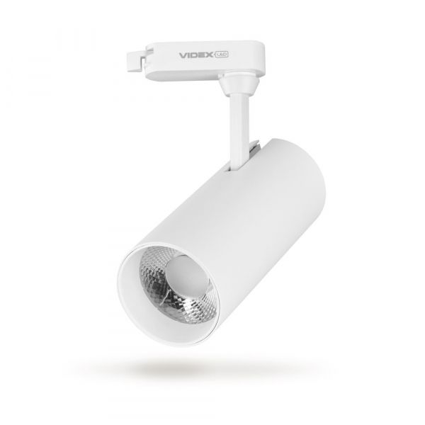 LED  світильник трековий VIDEX 20W 4100K білий