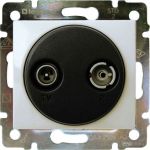Розетка tv/fm прохідна 1,5db білий Valena Legrand 774432