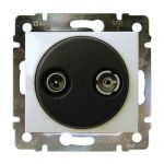Розетка tv/fm прохідна 1,5db білий Valena Legrand 774434