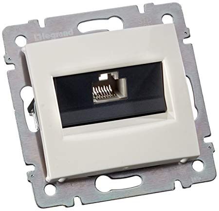 Розетка комп 1хrj45 білий Valena Legrand 774441
