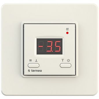 Терморегулятор для сніготанення terneo kt слонова кістка