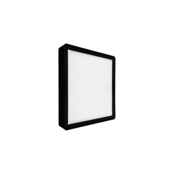Світильник Led Millennium 26W 5000K 2400Lm квадрат чорний Violux IP40
