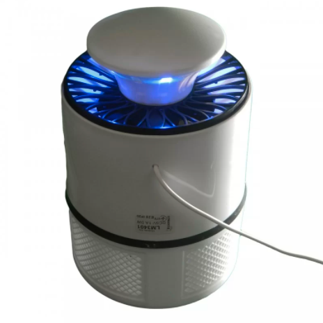Светильник от комаров и насекомых 5W 110-240V USB + адаптер PP Lemanso LM3401 черный
