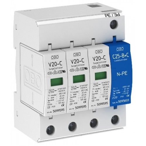 Розрядник для захисту від перенапруг V20-C 3+NPE-385 OBO Bettermann 5094668