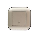 Кнопка звонка Ovivo Loft антрацит+черная