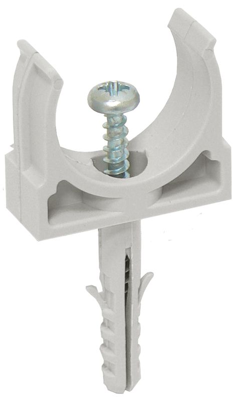 Держатель с защёлкой, дюбель CТ 25 IEK CTA10D-CT25-K41-100