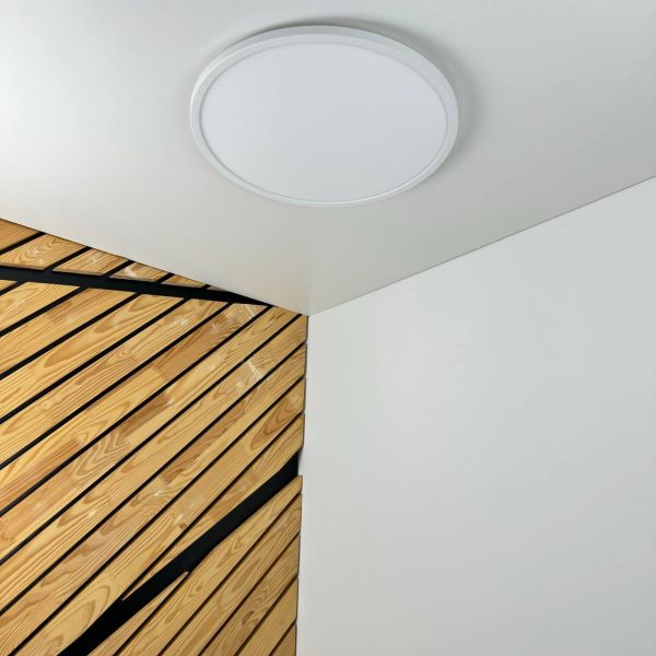 Светильник Led накладной подвесной Violux Millennium BL 38W 4200K 220V IP20 круг белый