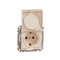 Розетка з заземленням, зі шторками, та з кришкою IP44 Бежевий Sedna Design Schneider Electric SDD212024