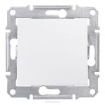 Переключатель 1-клавишный проходной 16А, белый Sedna Schneider Electric SDN0400421