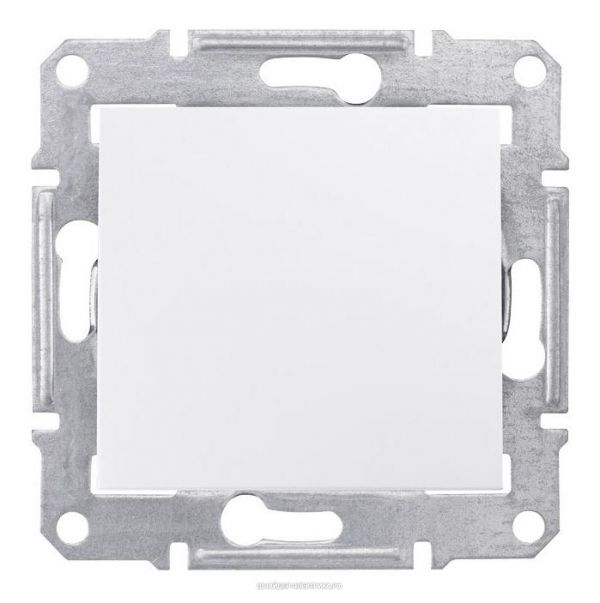 Переключатель 1-клавишный проходной 16А, белый Sedna Schneider Electric SDN0400421