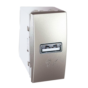 MGU3.428.30 Розетка USB-вихід 1мод., алюміній Unica Schneider Electric