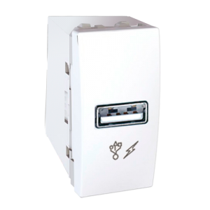 MGU3.428.18 Розетка USB-вихід 1мод., біла Unica Schneider Electric
