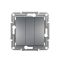 Вимикач 3-х клавішний сталь Asfora Schneider Electric EPH2100162