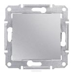 Переключатель 1-клавишный проходной 16А, алюминий Sedna Schneider Electric SDN0400460