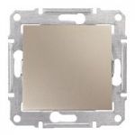 Переключатель 1-клавишный проходной 16А, титан Sedna Schneider Electric SDN0400468