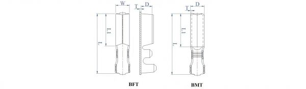 Коннектор круглий без ізоляції "папа" BMT 1-2/3,5 (500шт)