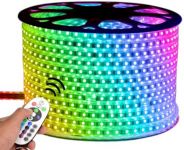 Светодиодная LED лента 220V SMD2835 48 IP67 RGBY-Multi-color (6 цветов) Радуга