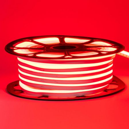 Светодиодный неон 12V 6х12mm SMD2835 120LED IP65 красный
