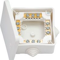 Розподільча коробка 80х80х43 IP44 з клемними колодками Bylectrica КМ-222